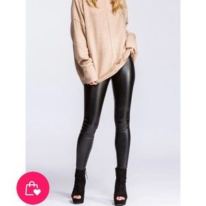 Pants - Vegan leather leggings Pants - Vegan leather leggings